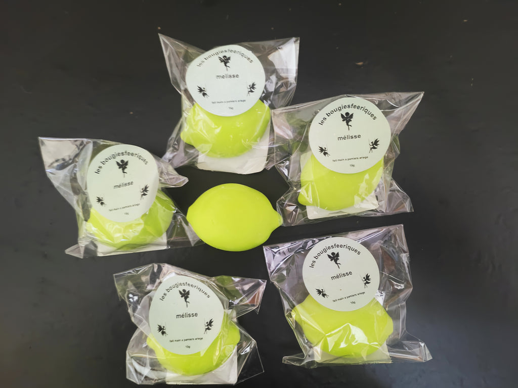 fondant cire végétale parfum de grasse mélisse