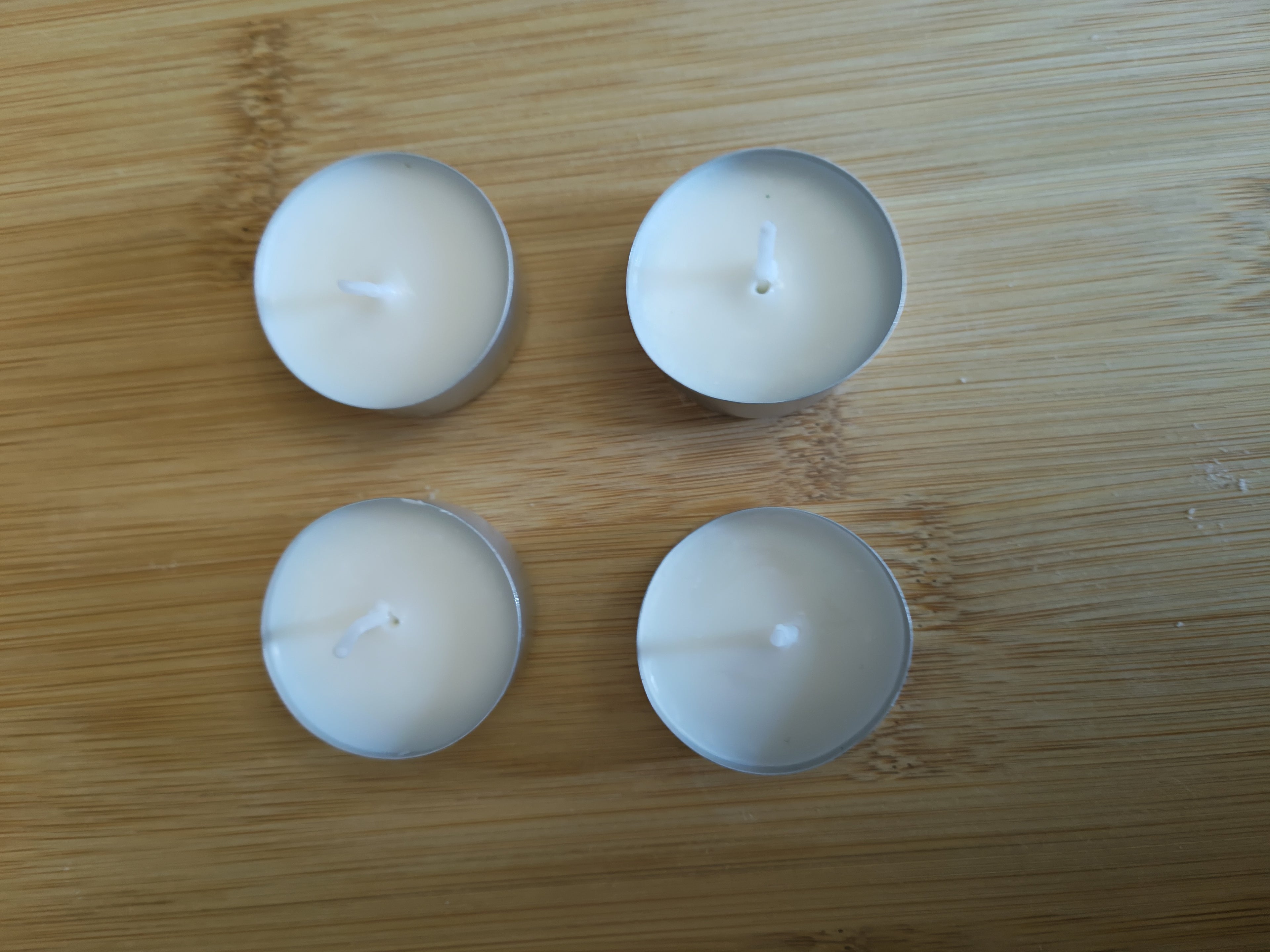 lot de 4 bougies chauffe plat